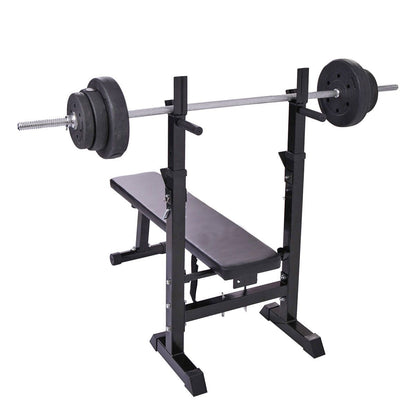 Core Sports & Fitness Workout Bench with Squat Rack