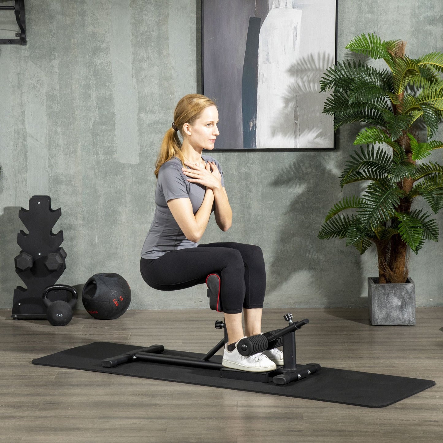 Core Sports & Fitness Soozier Sissy Squat Machine for Home Gym