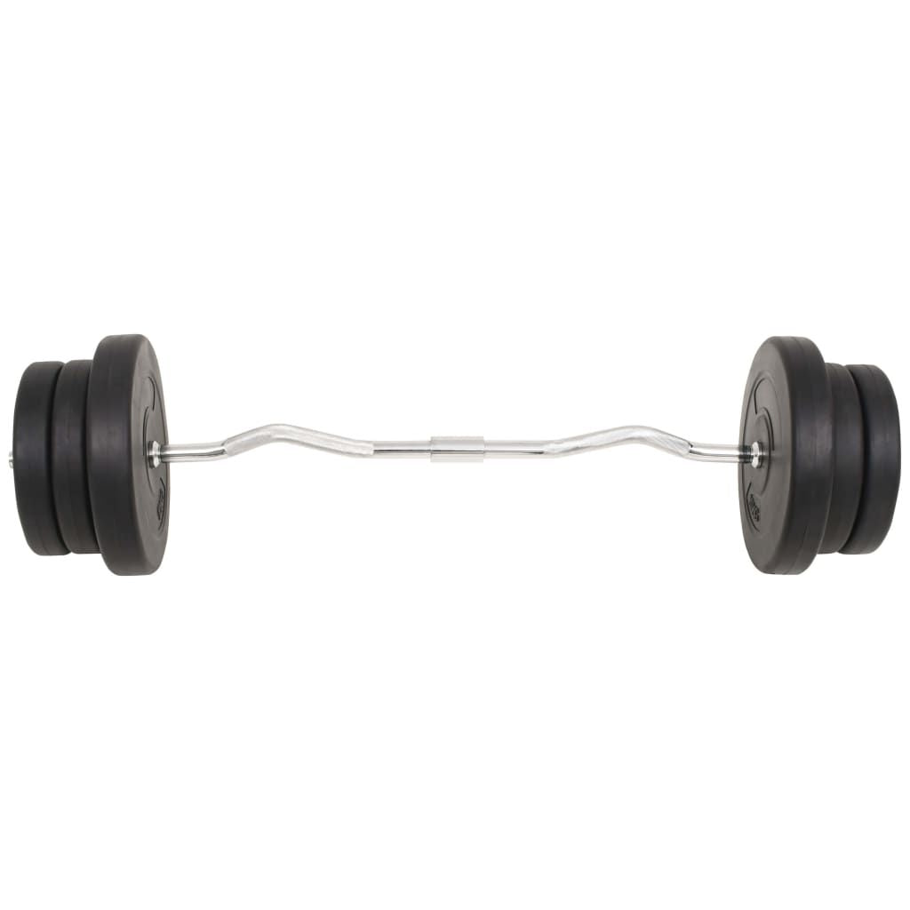 Core Sports & Fitness Barbell and Dumbbell Set 132.3 lb