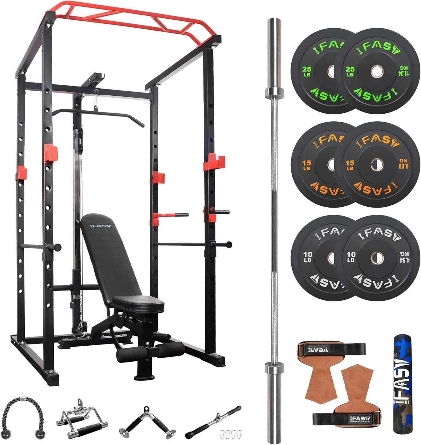Core Sports & Fitness 1000 lbs. capacity Multi-functional Power Cage
