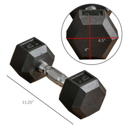 Core Sports & Fitness Soozier 2 x 15lbs Hex Dumbbell Set