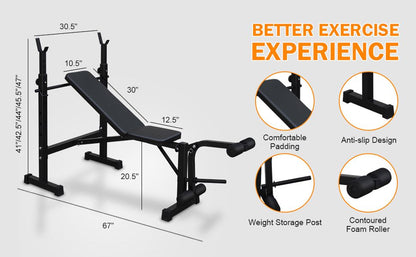 Core Sports & Fitness Olympic Weight Bench