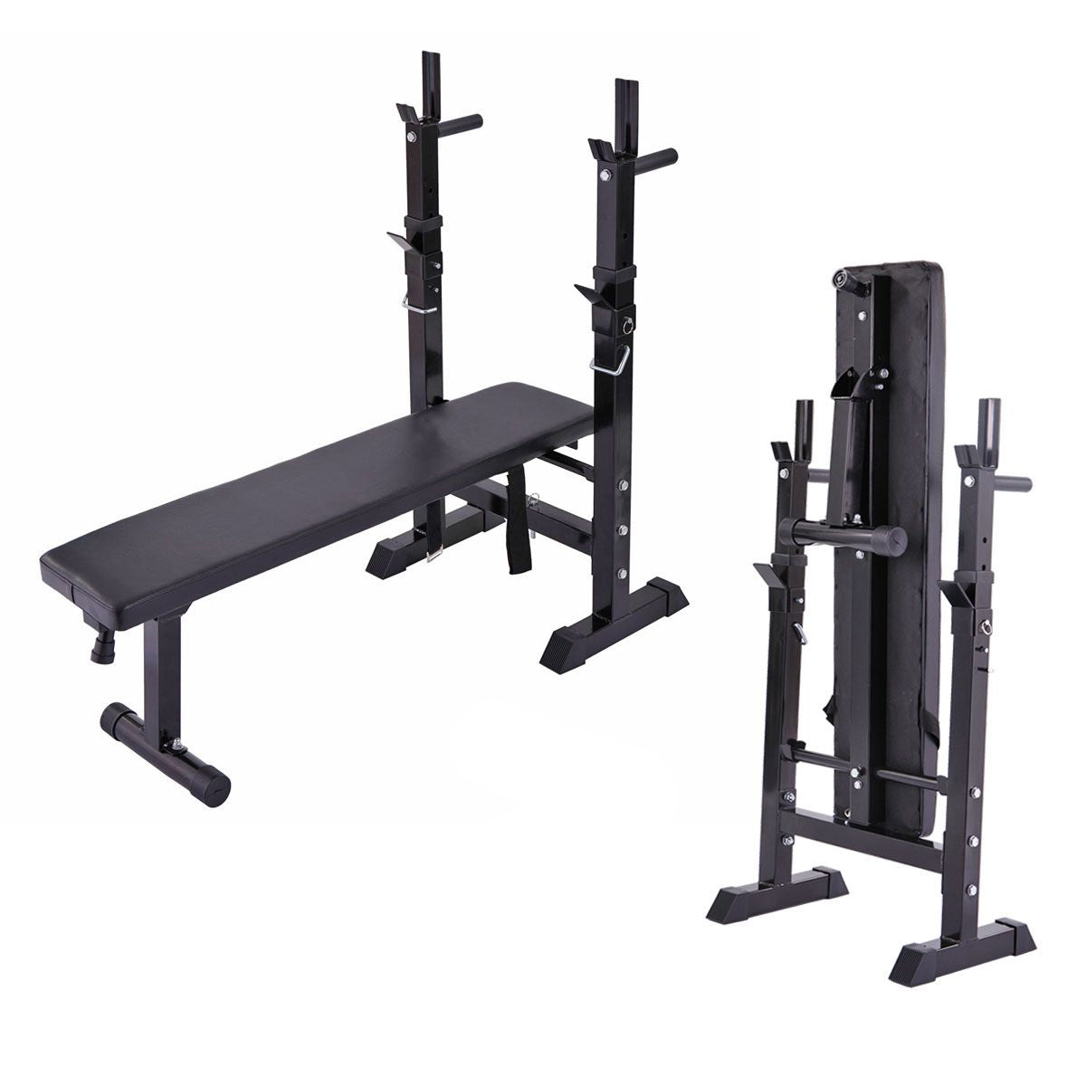 Core Sports & Fitness Workout Bench with Squat Rack