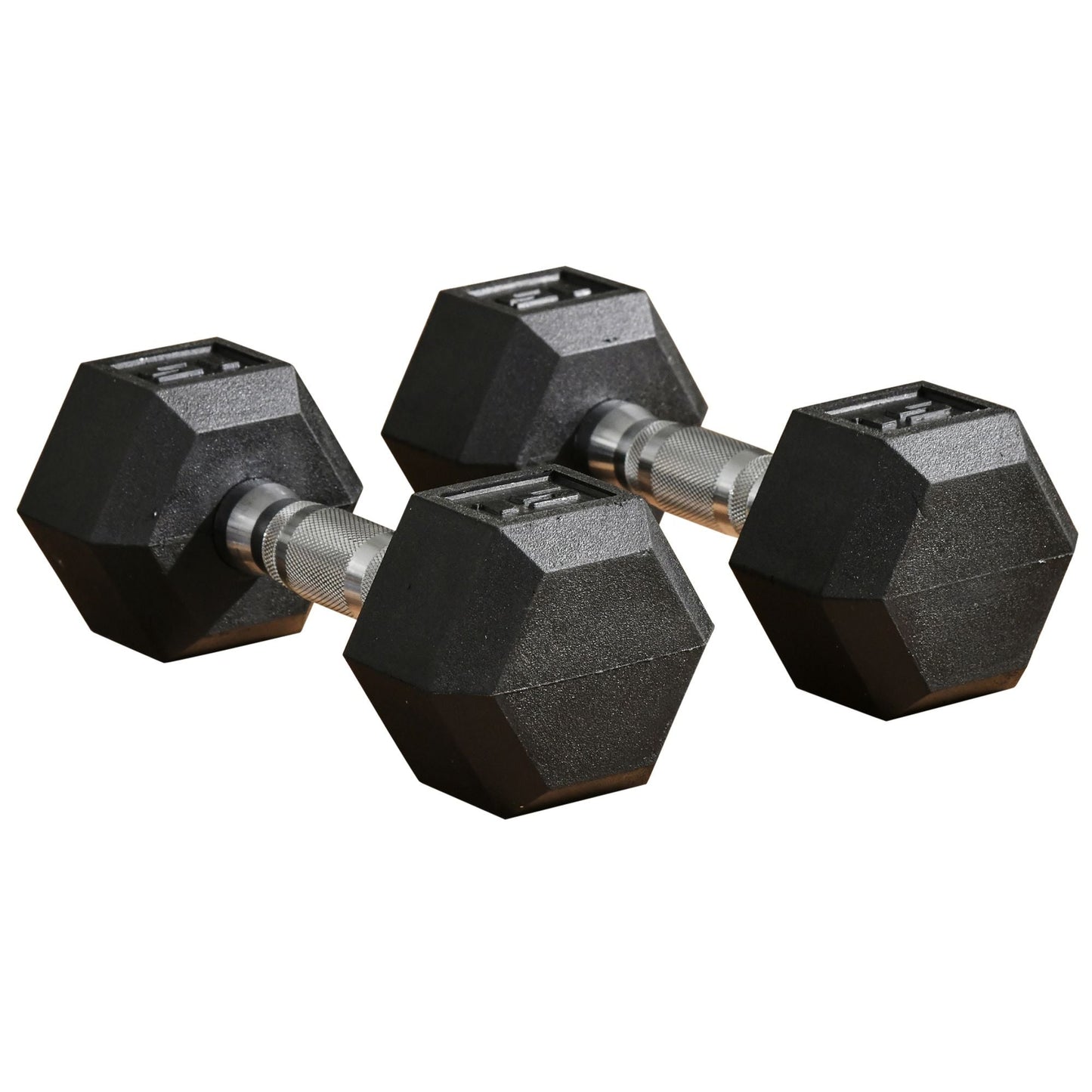 Core Sports & Fitness Soozier 2 x 15lbs Hex Dumbbell Set