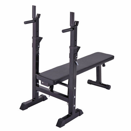 Core Sports & Fitness Workout Bench with Squat Rack