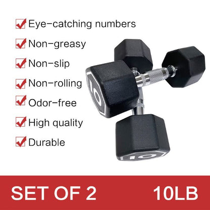 Core Sports & Fitness Octagon Dumbbell for Commercial & Household Fitness Usage