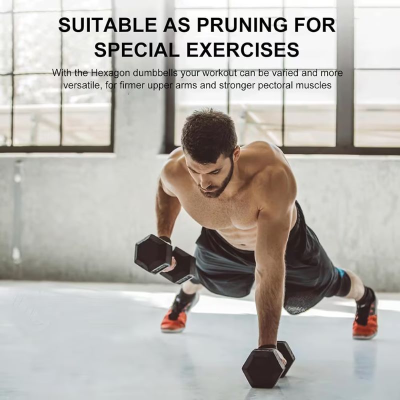 Core Sports & Fitness HDRS Rubber Coated Dumbbell with Contoured Chrome Handle