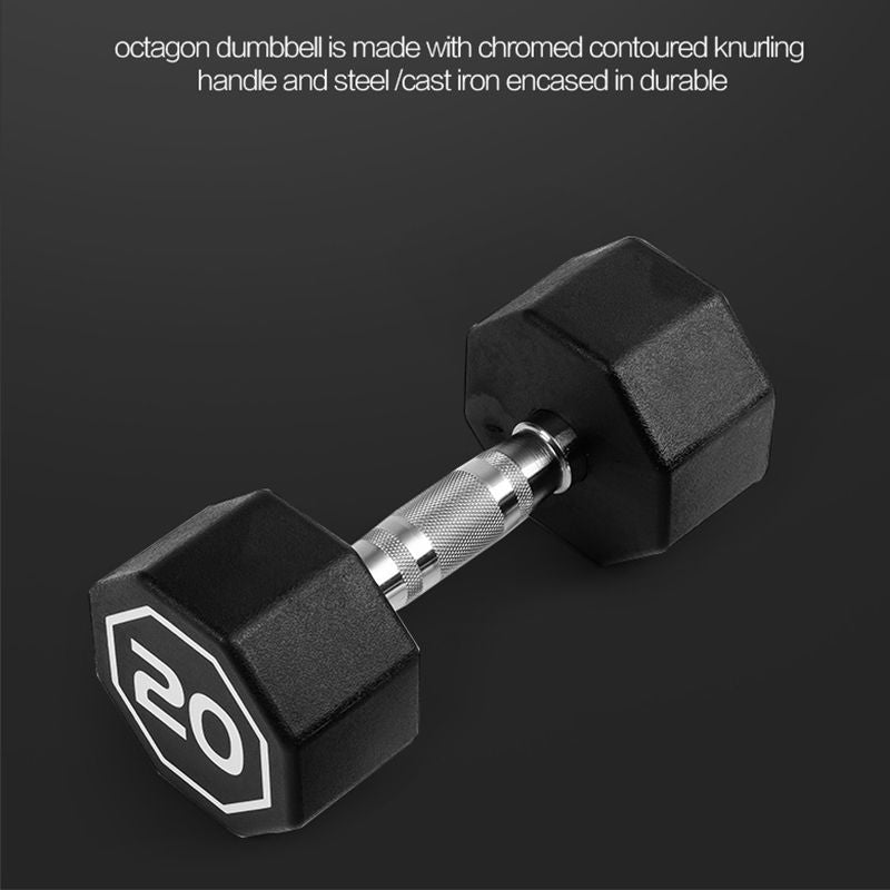 Core Sports & Fitness Octagon Dumbbell for Commercial & Household Fitness Usage