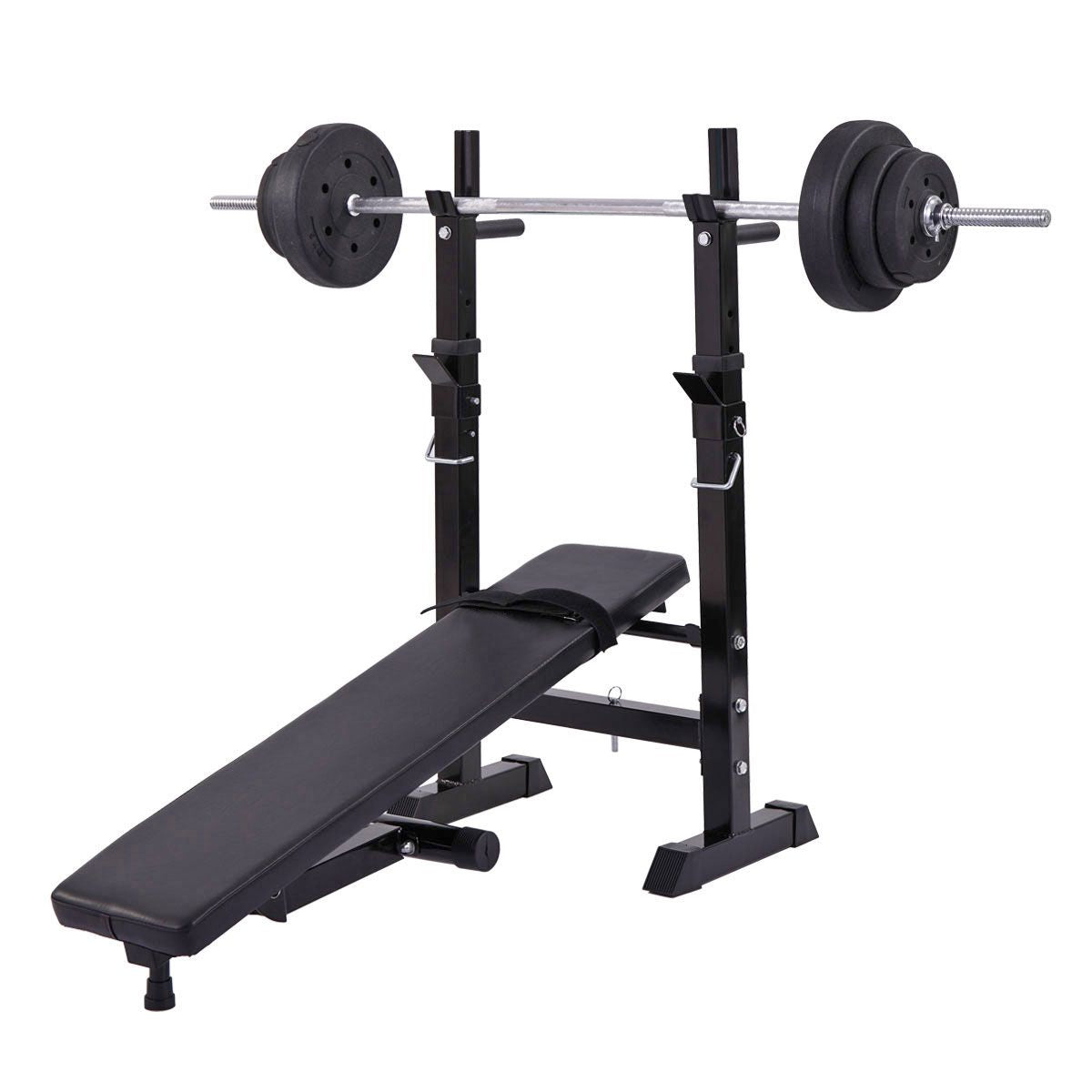 Core Sports & Fitness Workout Bench with Squat Rack
