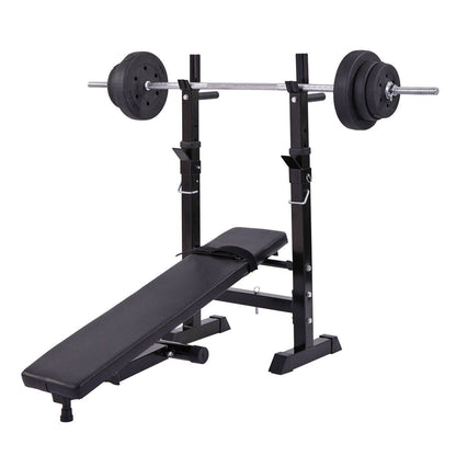 Core Sports & Fitness Workout Bench with Squat Rack