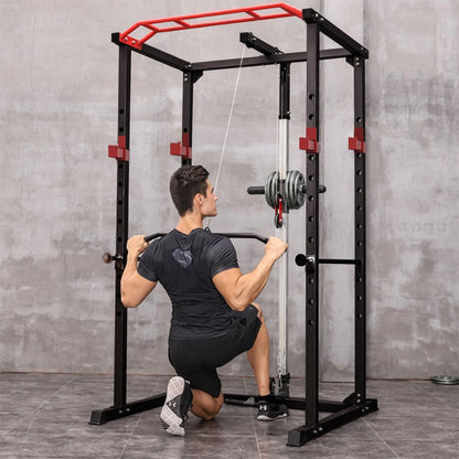 Core Sports & Fitness 1000Lbs Capacity Multi-functional Power Cage