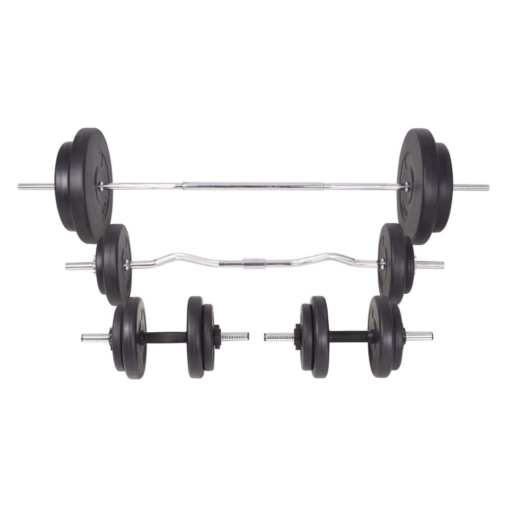 Core Sports & Fitness Barbell and Dumbbell Set 198.4 lb
