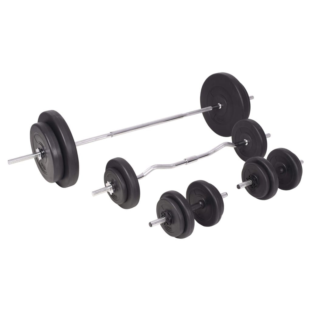 Core Sports & Fitness Barbell and Dumbbell Set 198.4 lb
