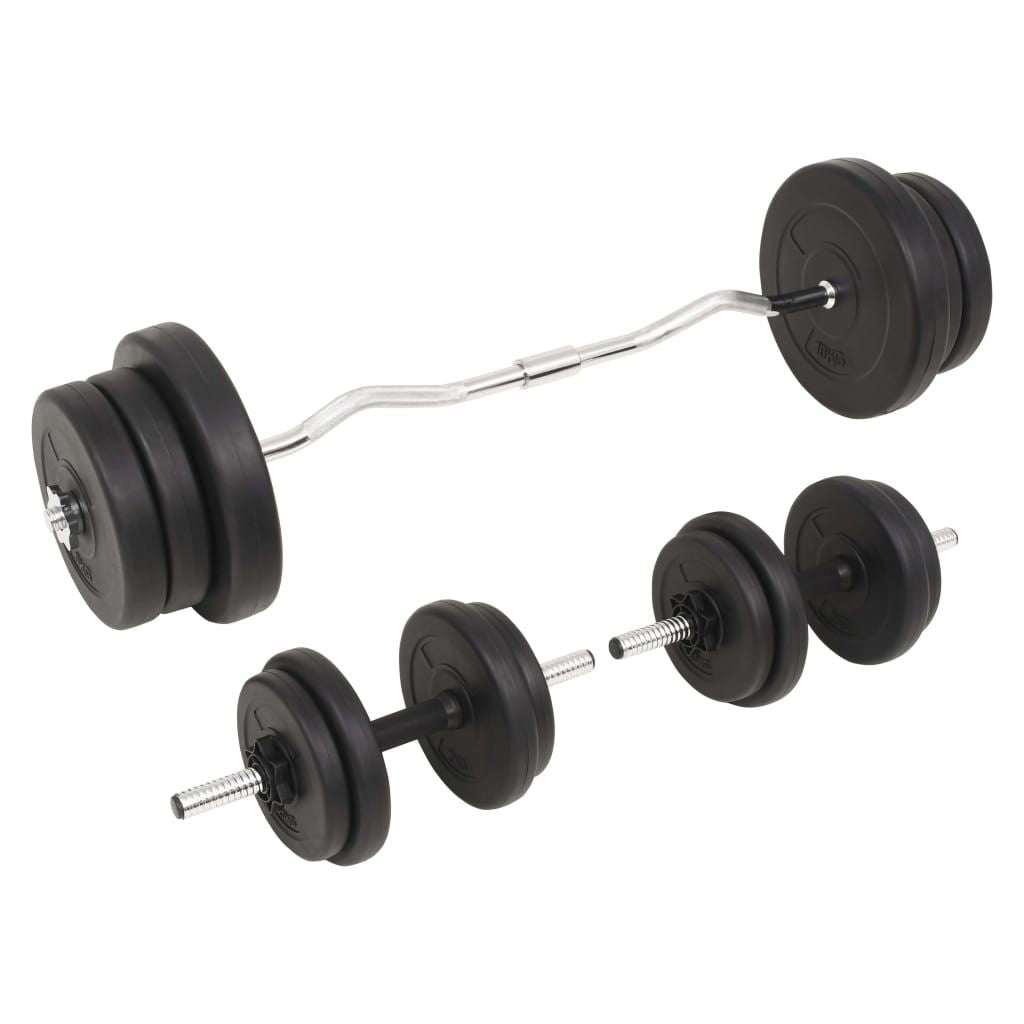 Core Sports & Fitness Barbell and Dumbbell Set 132.3 lb