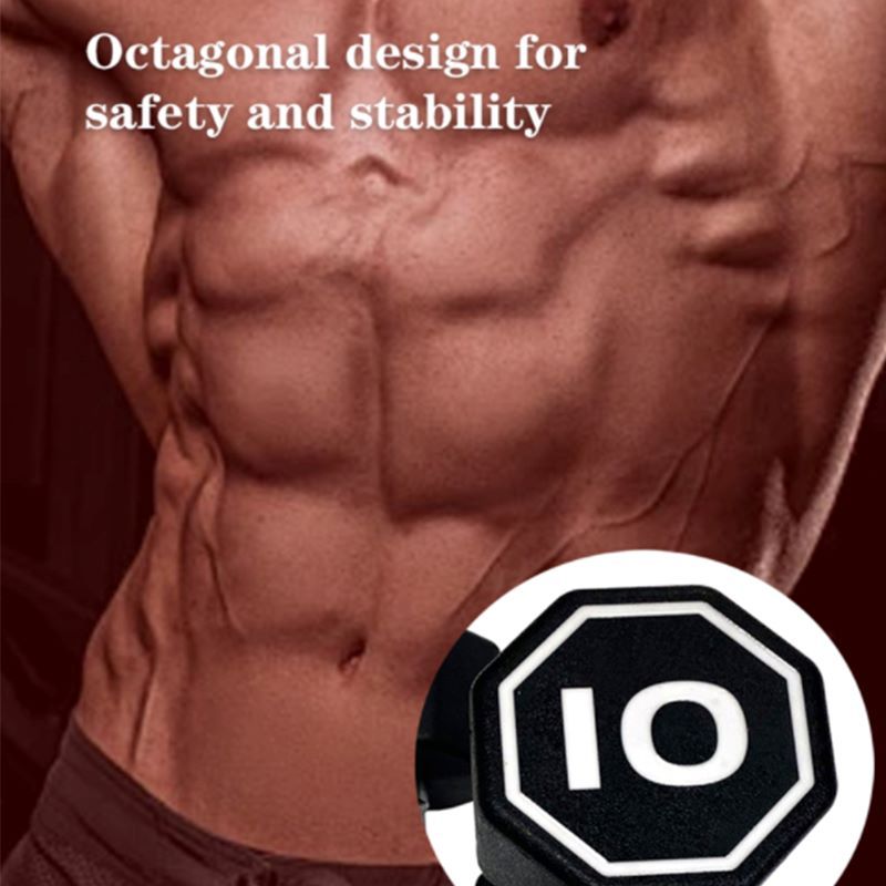 Core Sports & Fitness Octagon Dumbbell for Commercial & Household Fitness Usage