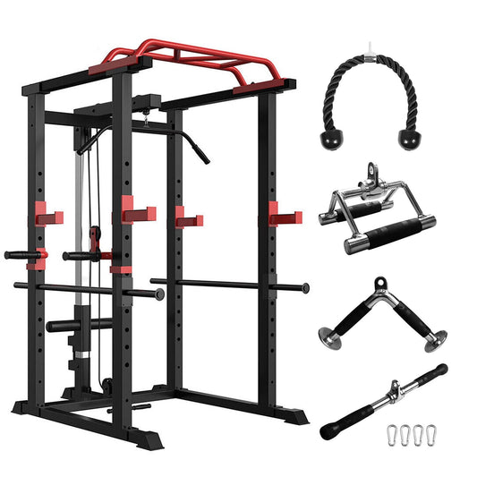 Core Sports & Fitness 1000Lbs Capacity Multi-functional Power Cage