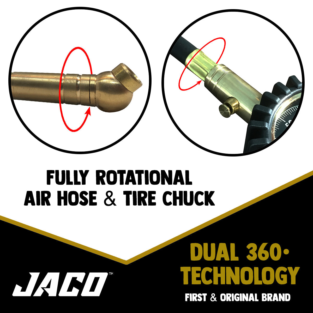 Jaco ElitePro™ Tire Pressure Gauge - 60 PSI