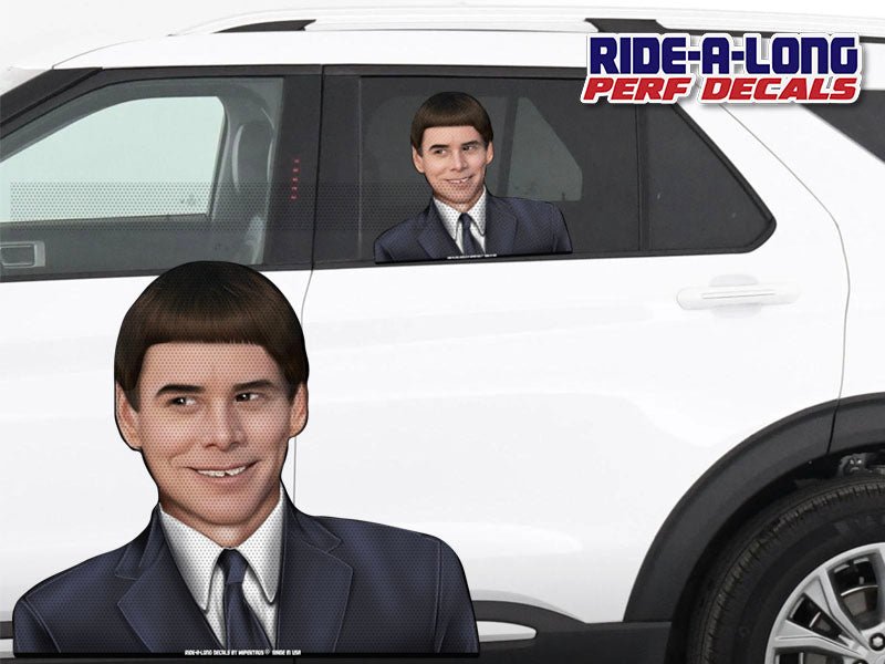 Dumb Limo Driver *RIDE A LONG* Perforated Decal - Angler's Pro Tackle & Outdoors