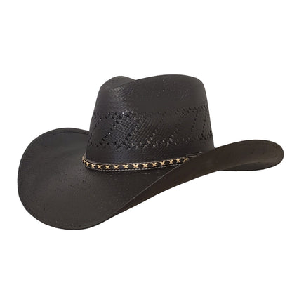 Gone Country DURANGO BLACK SHANTUNG STRAW 213
