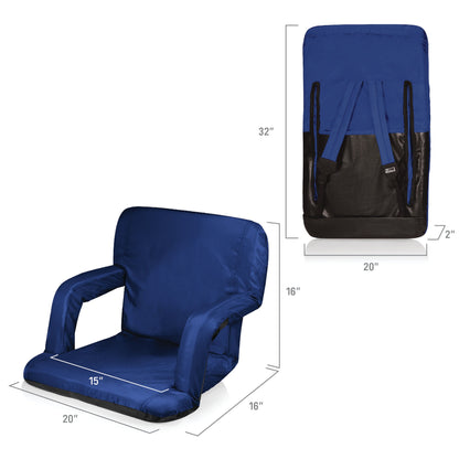 Picnic Time Ventura Portable Reclining Stadium Seat