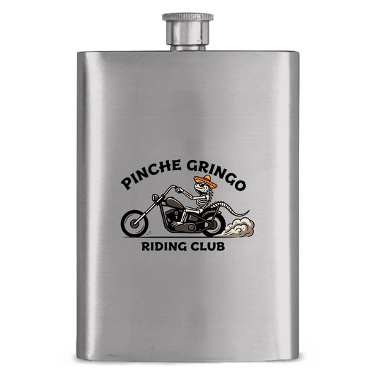 Pinche Gringo Riding Club Flask