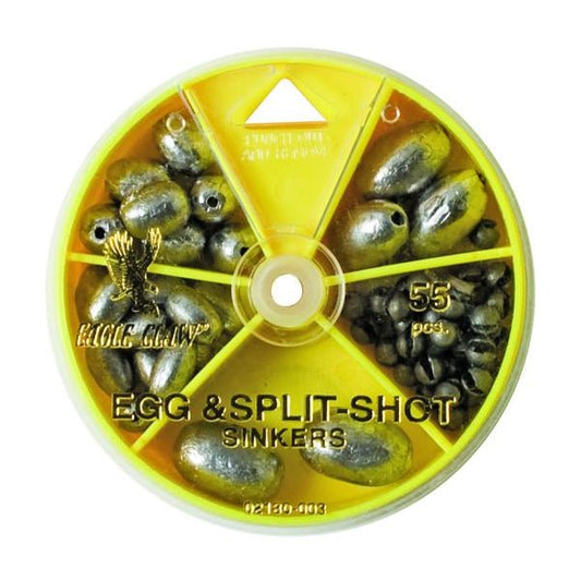 Eagle Claw Egg And Split Shot Siner Assortment 02180 - Angler's Pro Tackle & Outdoors