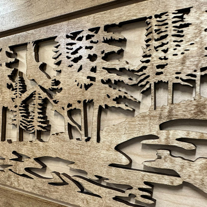 Bellewood Designs - Home Secure Storage Cabinet Nature Scene