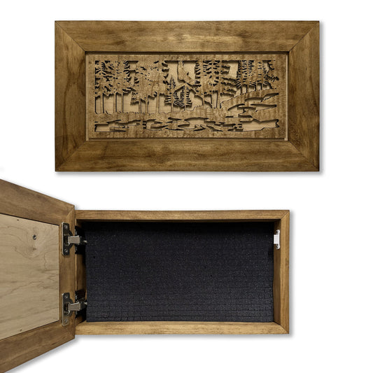 Bellewood Designs - Home Secure Storage Cabinet Nature Scene