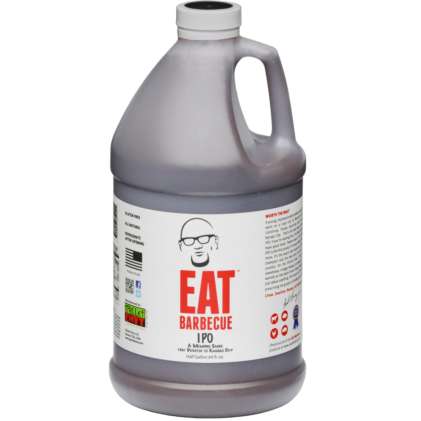 EAT Barbecue IPO Sauce 1/2 Gallon - Angler's Pro Tackle & Outdoors