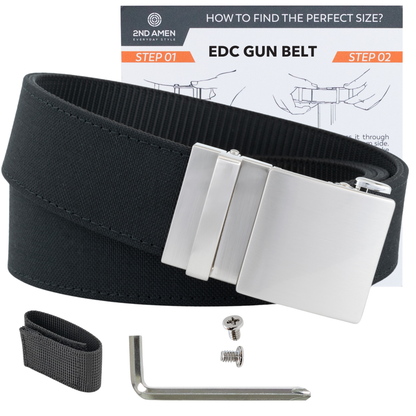 2ND AMEN OS 1911 1.0 EDC Belt 1.5" Width Ballistic Nylon for Everyday Carry