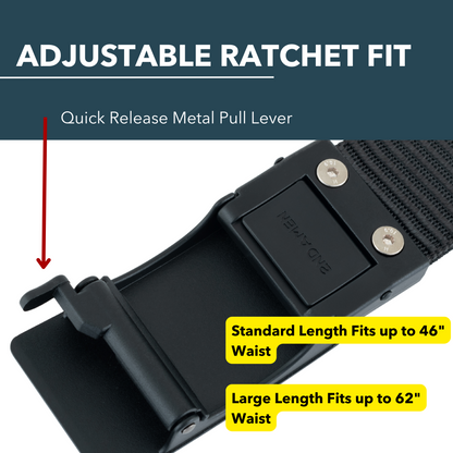 2ND AMEN OPS 1.0 EDC Belt 1.5" Width Ballistic Nylon for Everyday Carry