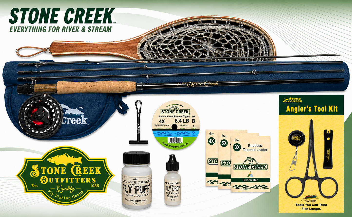 Stone Creek Trout Stalker - Fly Fishing Starter Kit