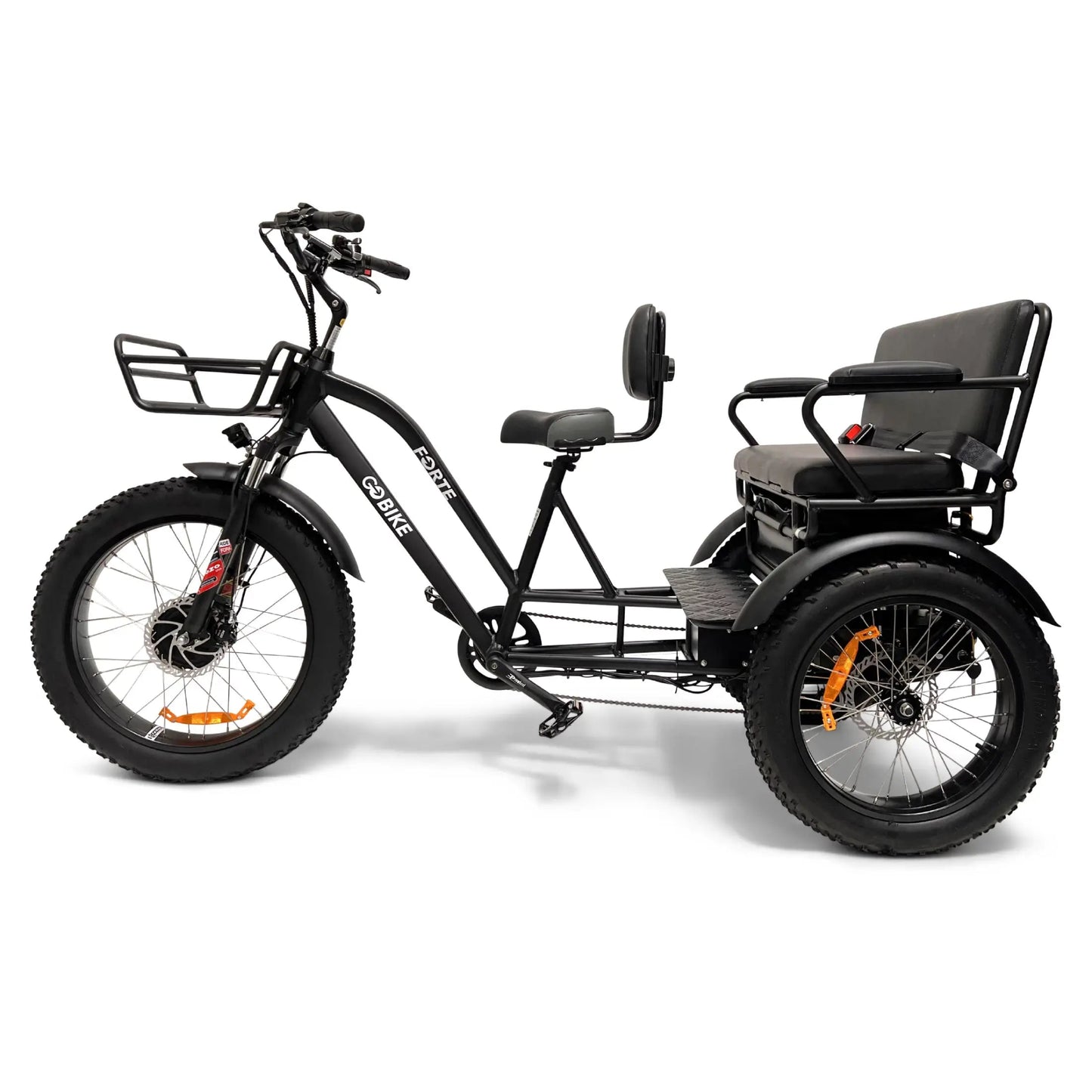 ElectricGOBIKE - FORTE Electric Tricycle with Rear Seat - Angler's Pro Tackle & Outdoors