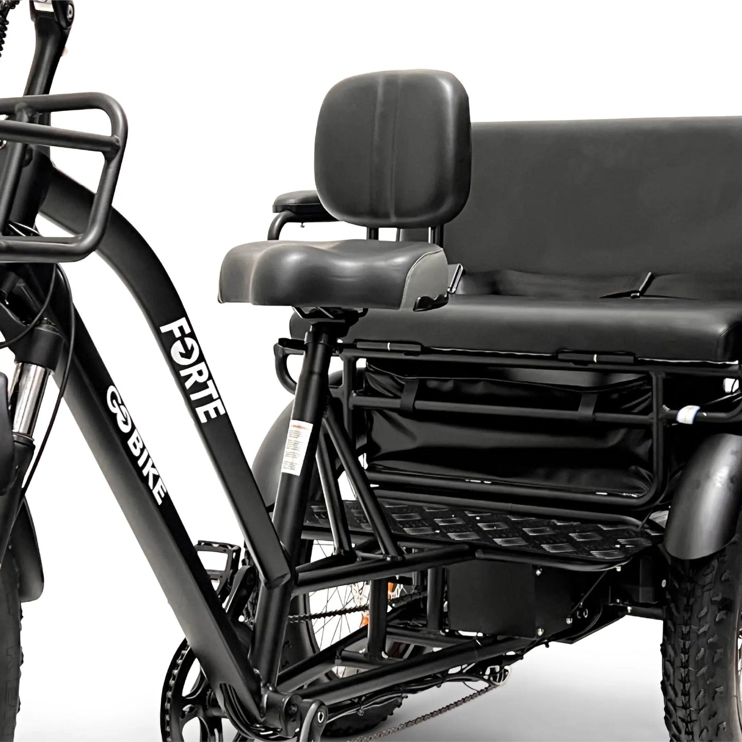 ElectricGOBIKE - FORTE Electric Tricycle with Rear Seat - Angler's Pro Tackle & Outdoors