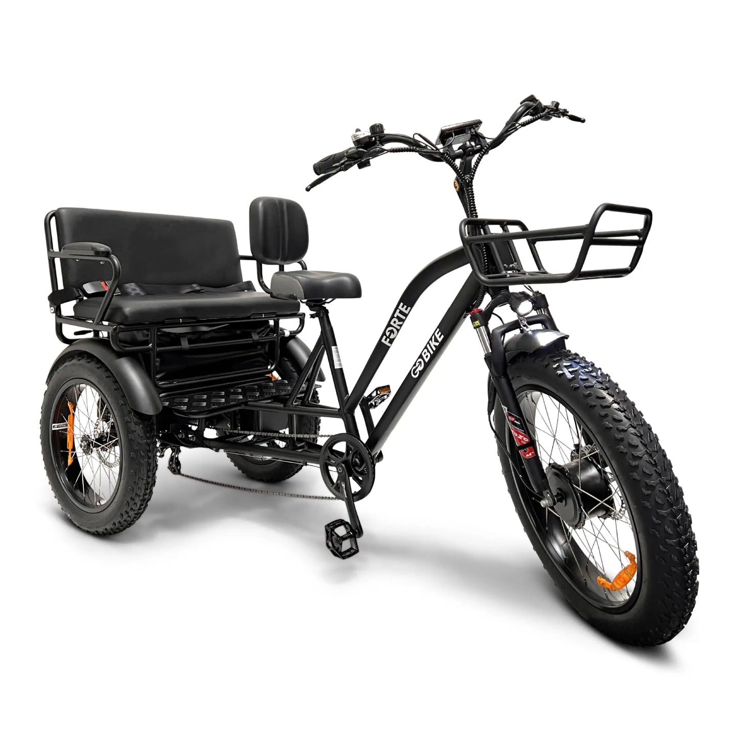 ElectricGOBIKE - FORTE Electric Tricycle with Rear Seat - Angler's Pro Tackle & Outdoors