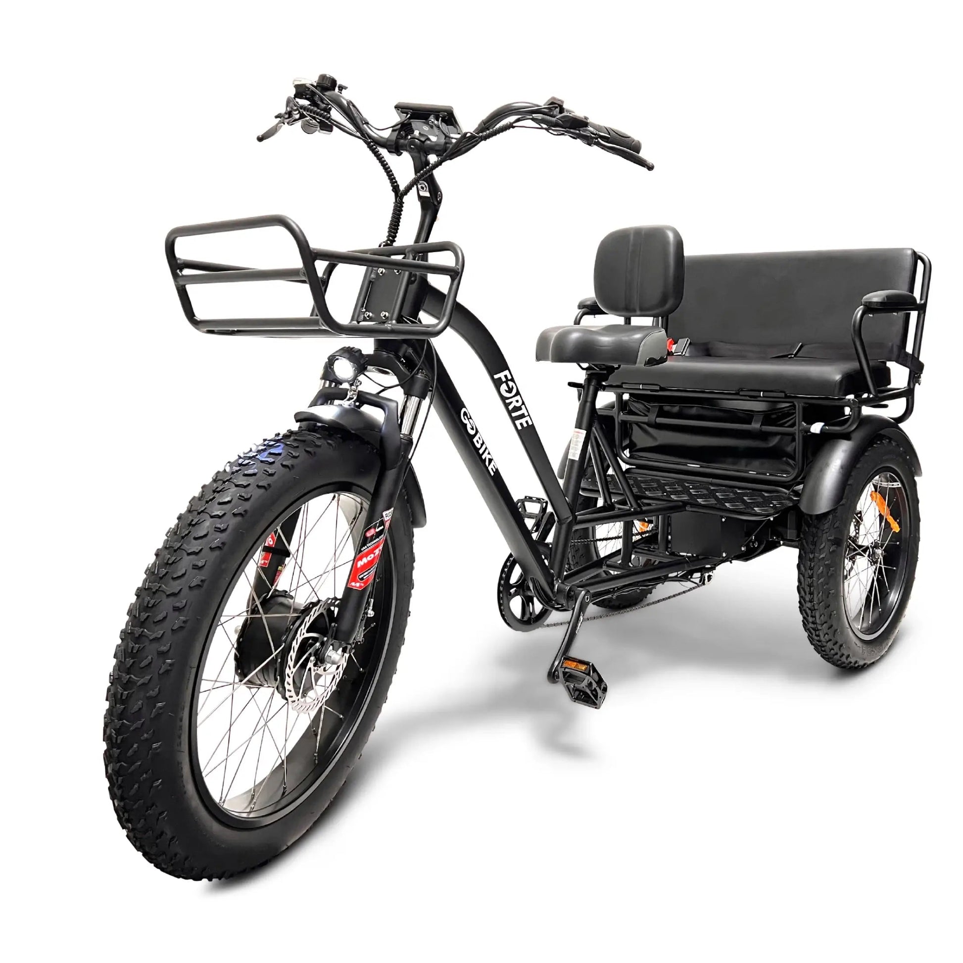 ElectricGOBIKE - FORTE Electric Tricycle with Rear Seat - Angler's Pro Tackle & Outdoors