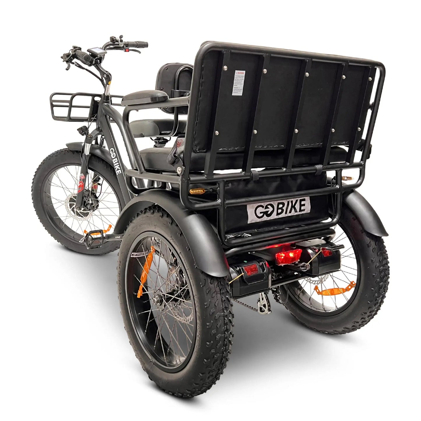 ElectricGOBIKE - FORTE Electric Tricycle with Rear Seat - Angler's Pro Tackle & Outdoors