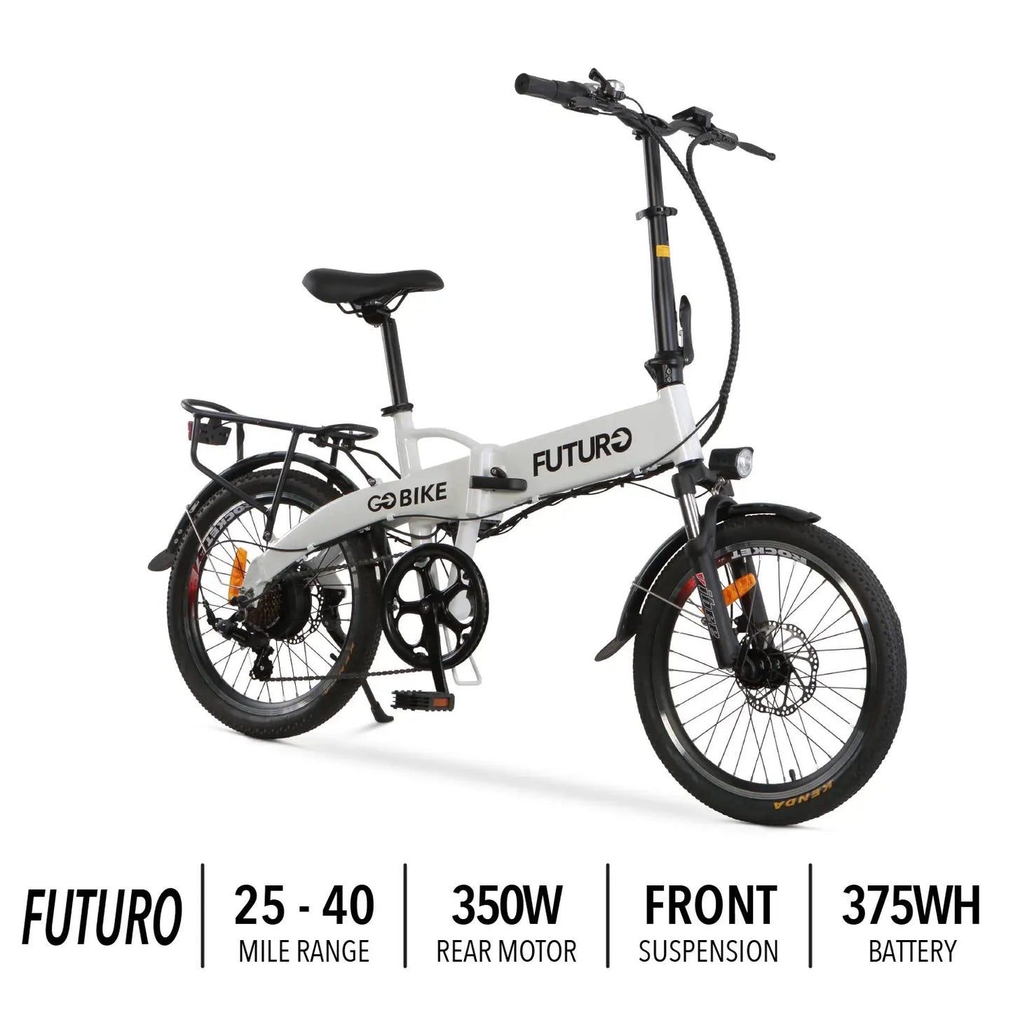 ElectricGOBIKE - FUTURO Foldable Lightweight Electric Bike - Angler's Pro Tackle & Outdoors