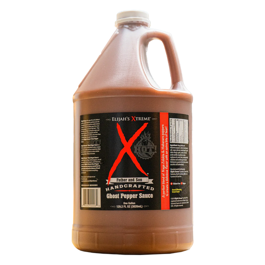 Elijah's Xtreme Ghost Pepper Hot Sauce Gallon (128oz)