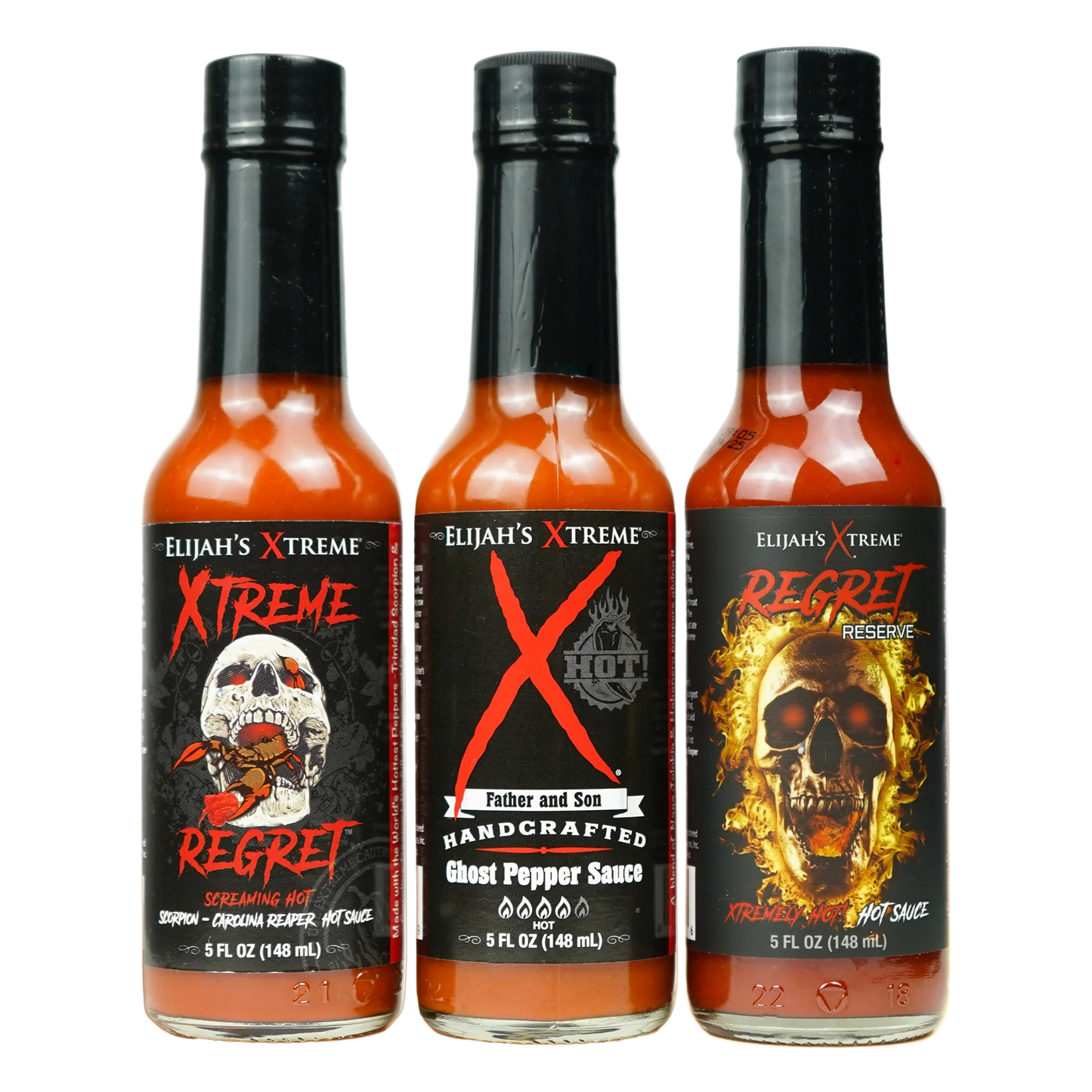Elijah's Xtreme TRIO 2.0 HOT SAUCE VARIETY PACK