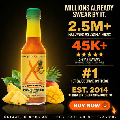 Elijah's Xtreme  Pineapple-Mango Habanero Hot Sauce