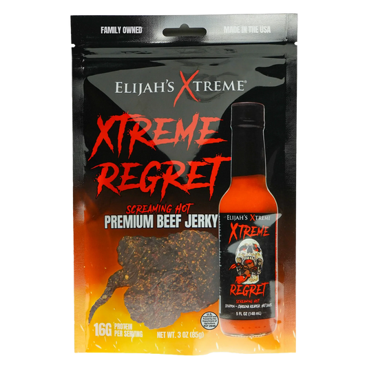 Elijah's Xtreme Regret Spicy Beef Jerky