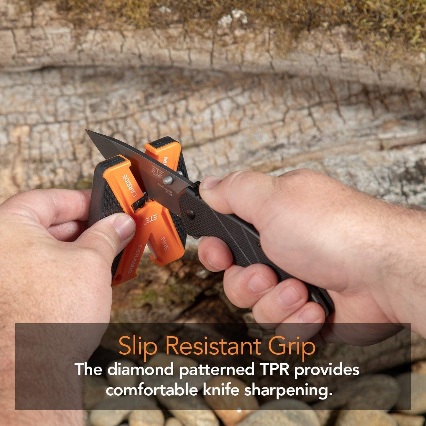 Elite Survival Systems - Edge Engineering Super "V" Ceramic/Carbide Knife Sharpener - Angler's Pro Tackle & Outdoors