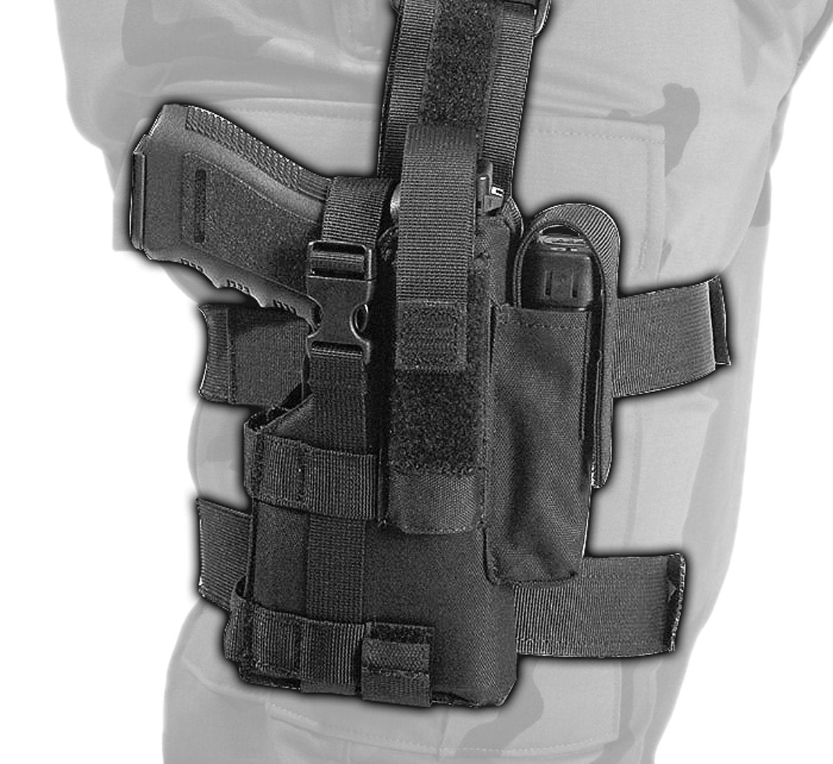 Elite Survival Systems - Tactical Drop Leg Holster with Light - Angler's Pro Tackle & Outdoors