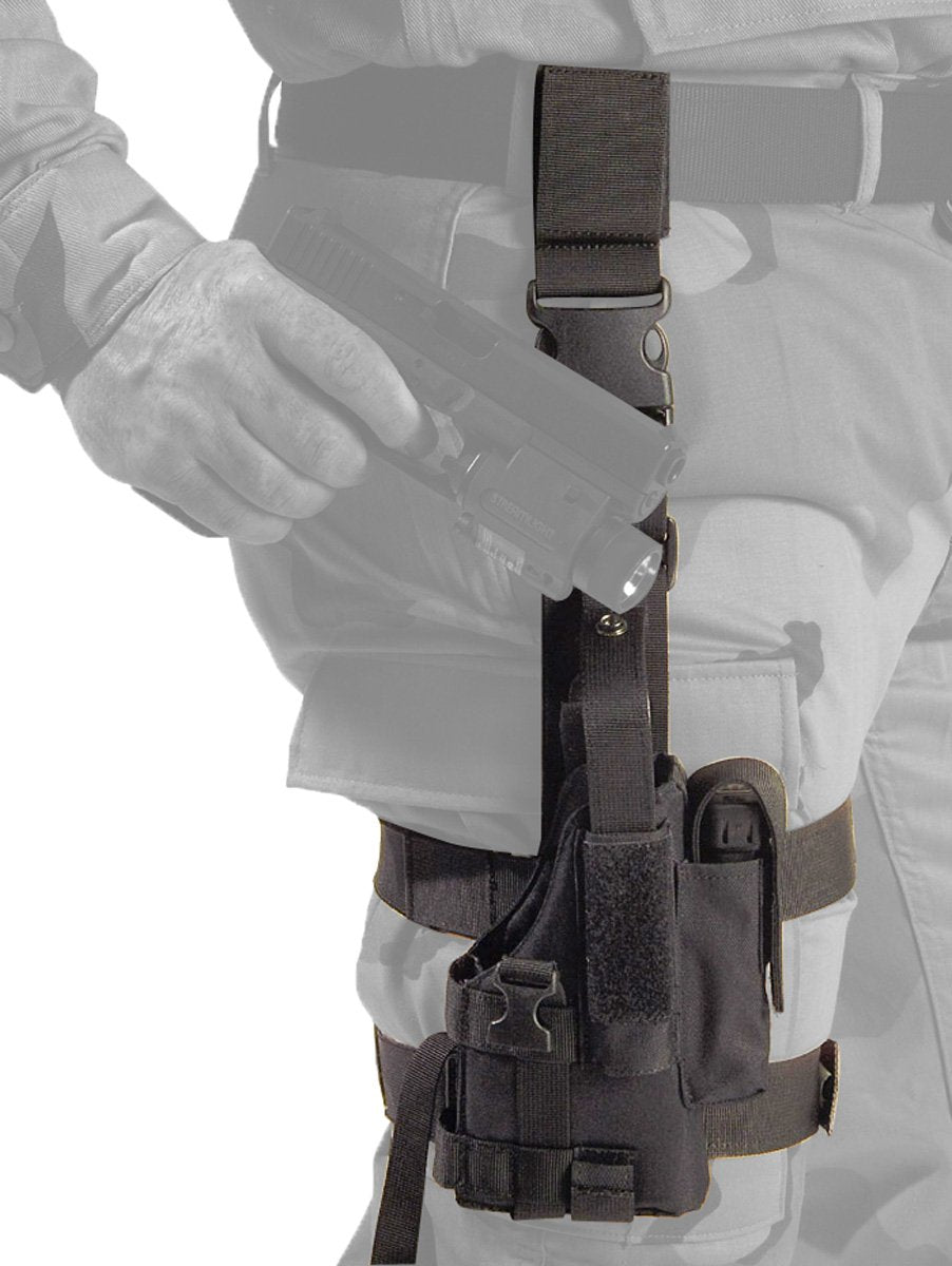 Elite Survival Systems - Tactical Drop Leg Holster with Light - Angler's Pro Tackle & Outdoors