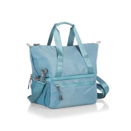 Picnic Time Tarana Recycled Lunch Bag Cooler with Utensils