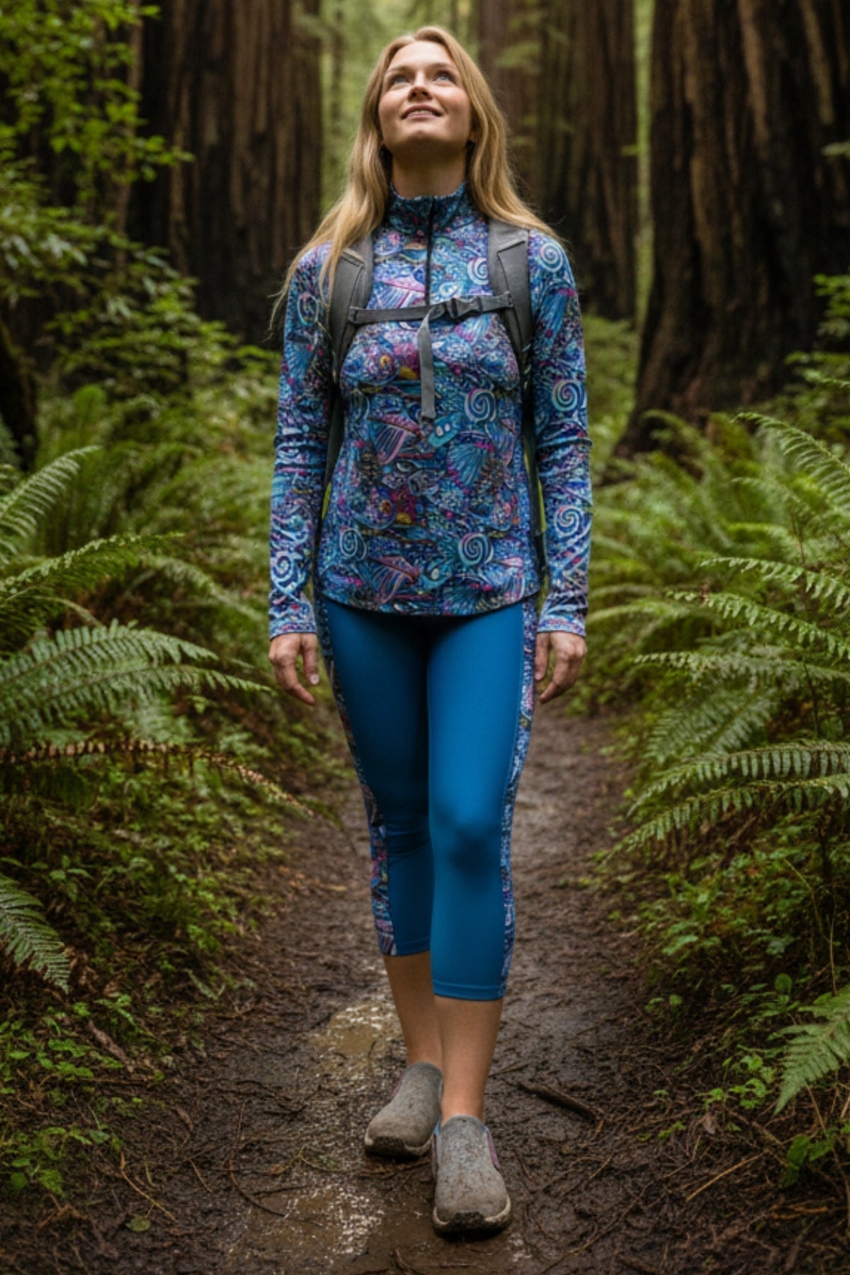 FisheWear Enchanted Grayling 1/4 Zip Sunshirt