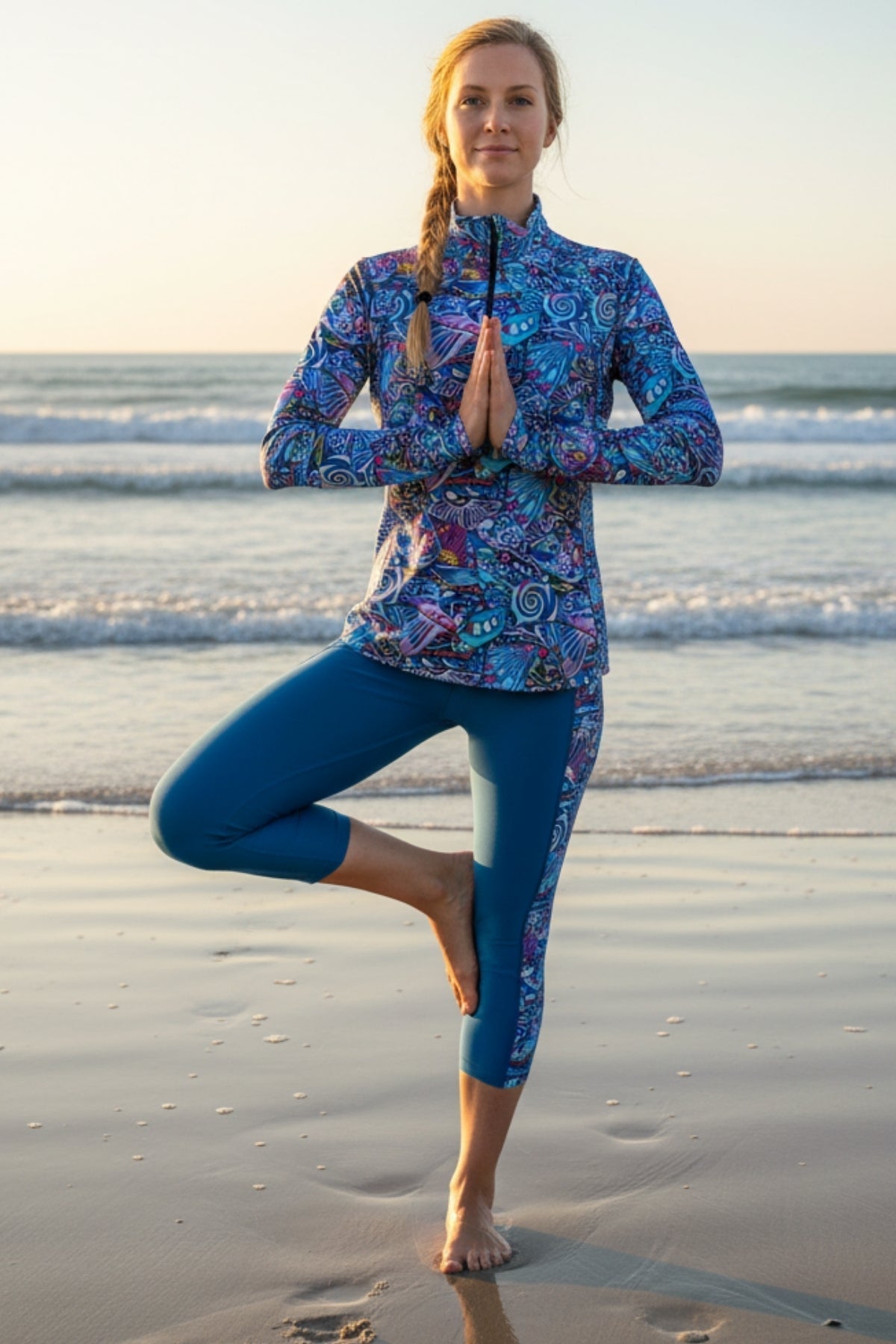 FisheWear Enchanted Grayling 1/4 Zip Sunshirt