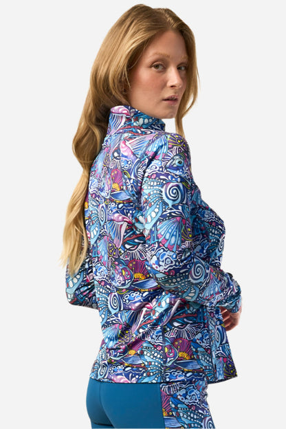 FisheWear Enchanted Grayling 1/4 Zip Sunshirt