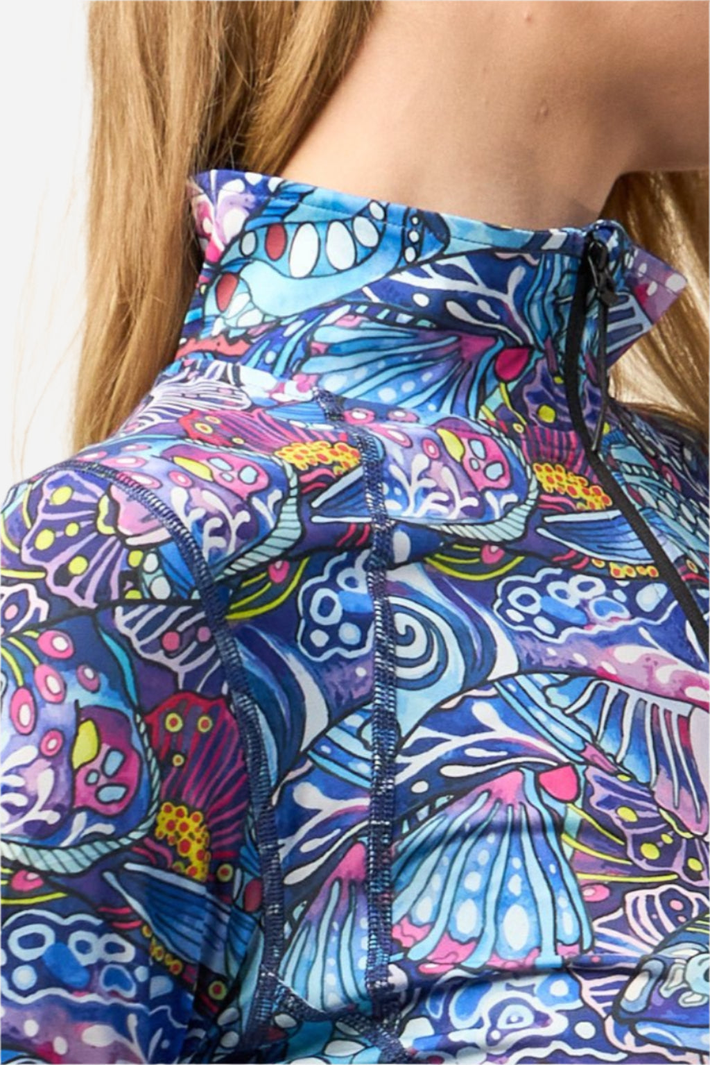 FisheWear Enchanted Grayling 1/4 Zip Sunshirt